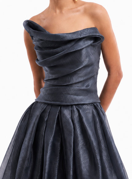 Gemy Maalouf Strapless Draped Gown No. 7900