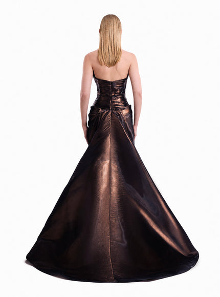 Gemy Maalouf Metallic Mermaid Gown