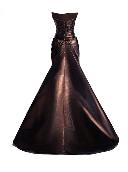 Gemy Maalouf Metallic Mermaid Gown