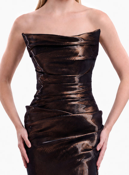 Gemy Maalouf Metallic Mermaid Gown