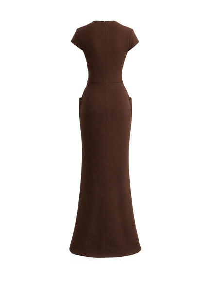 Gemy Maalouf V-Neck Embellished Gown