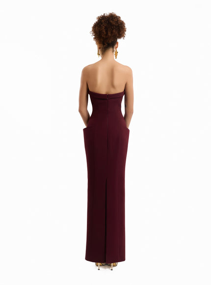 Gemy Maalouf Strapless Long Gown