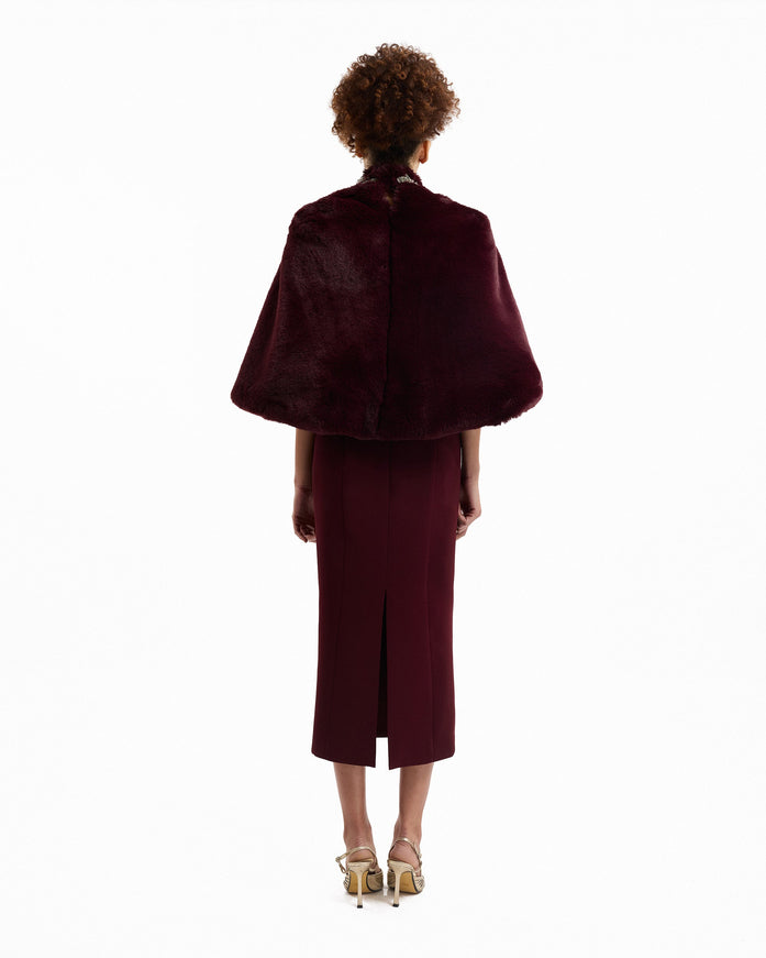 Gemy Maalouf Strapless Midi Dress With Bolero