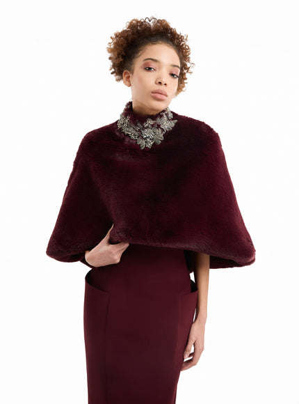 Gemy Maalouf Strapless Midi Dress With Bolero