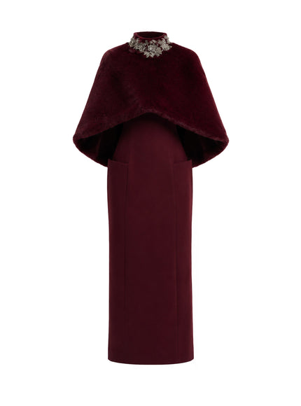 Gemy Maalouf Strapless Midi Dress With Bolero