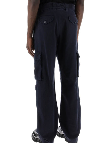 Dolce & Gabbana cargo pants with logo plaque