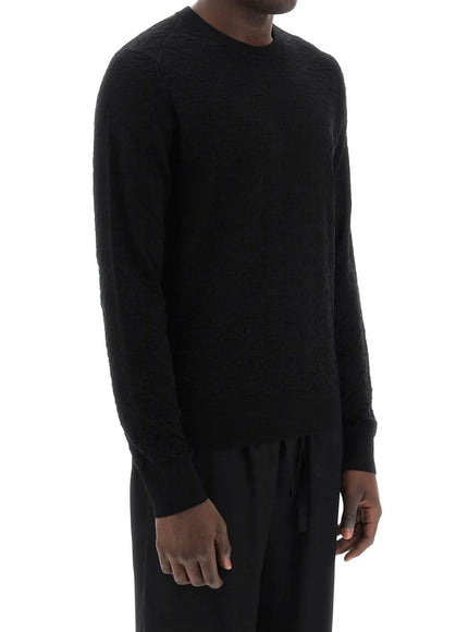 Dolce & Gabbana dg jacquard silk sweater