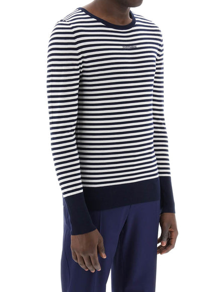 Dolce & Gabbana lightweight striped wool pullover sweater