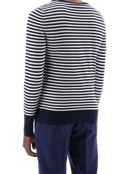 Dolce & Gabbana lightweight striped wool pullover sweater