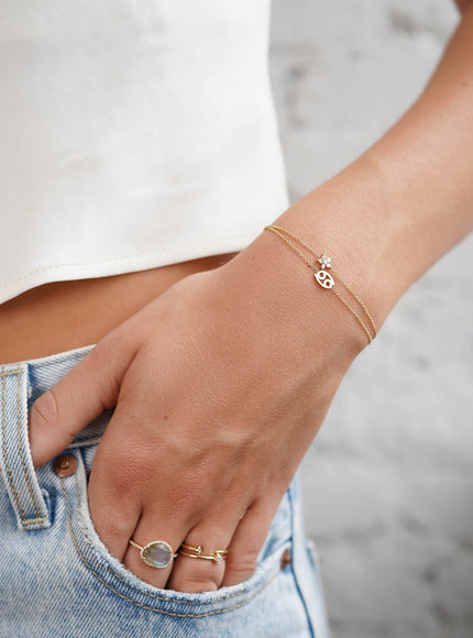 Zoe Lev Diamond Labradorite Ring