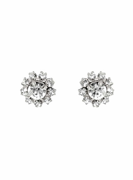 Greta Large Crystal Stud Earrings