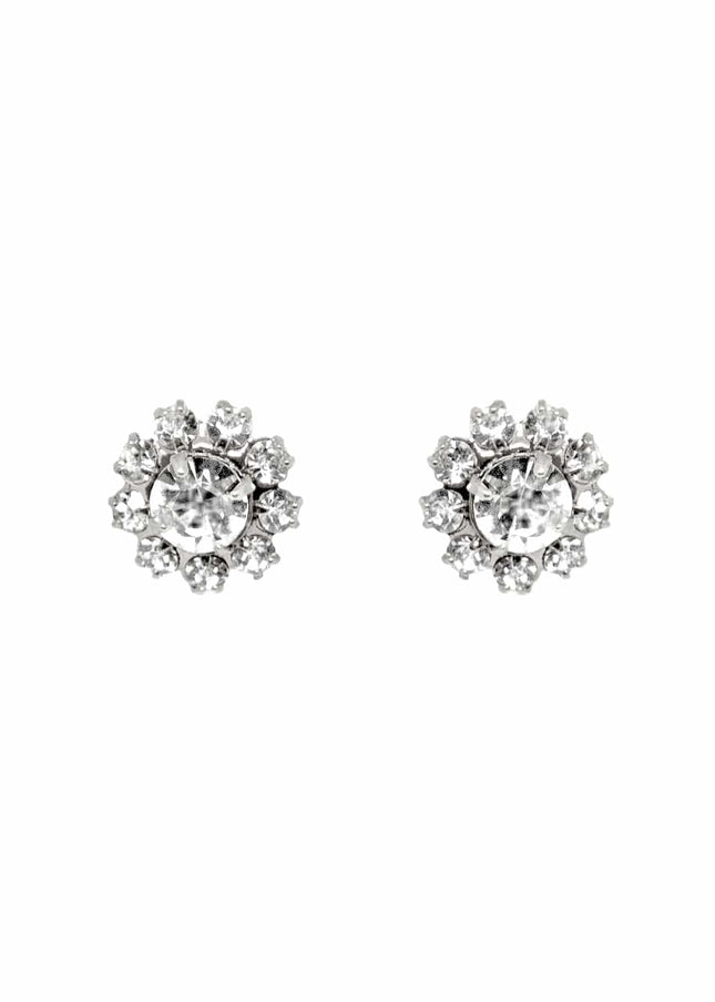 Greta Large Crystal Stud Earrings