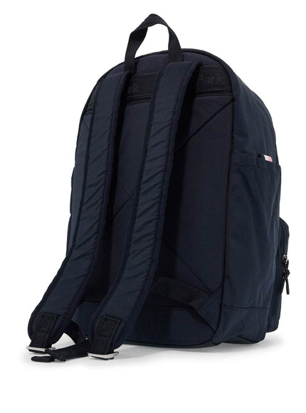 EDEN PARK technical canvas backpack with branded tape trim