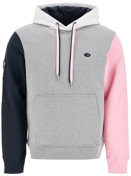 EDEN PARK hooded color block sweatshirt