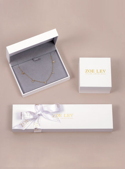 14k Gold Small Stars Stud Earrings