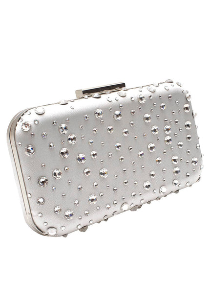 Hadley Crystal Polka Dot Clutch