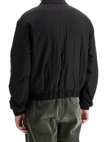 Ami Alexandre Matiussi crumpled canvas bomber jacket