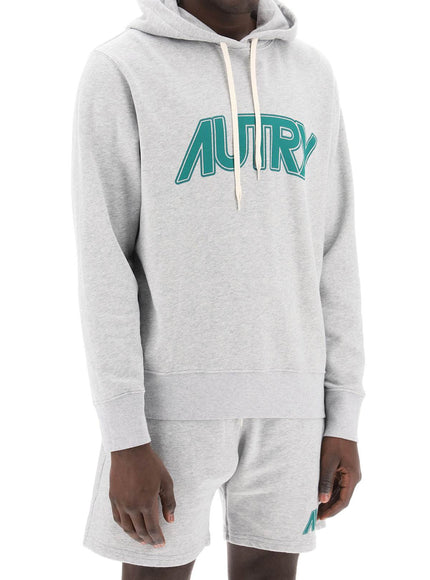 Autry hoodie with maxi logo print