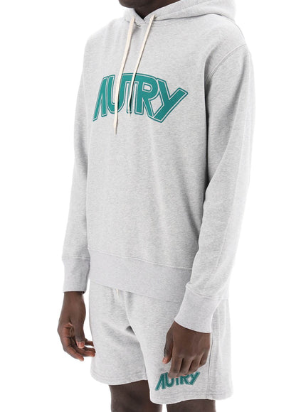 Autry hoodie with maxi logo print