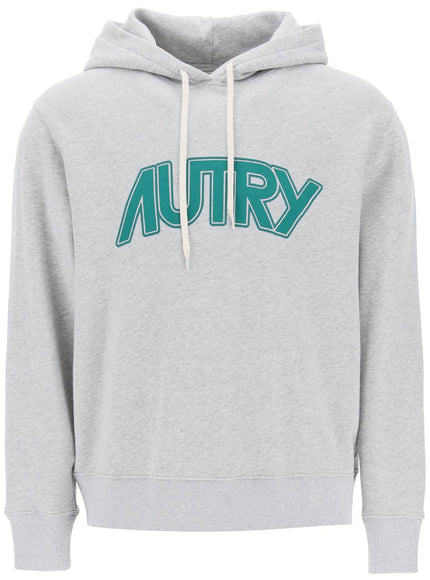 Autry hoodie with maxi logo print