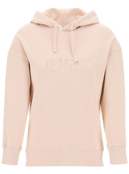 Autry embossed logo hoodie