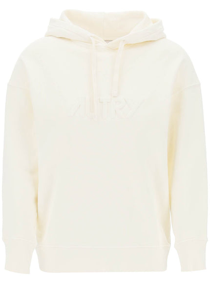 Autry embossed logo hoodie