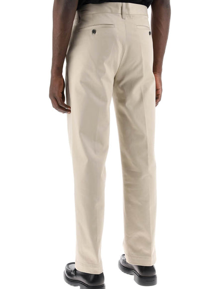 Ami Alexandre Matiussi cotton satin chino pants in