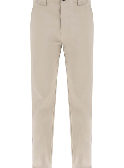 Ami Alexandre Matiussi cotton satin chino pants in