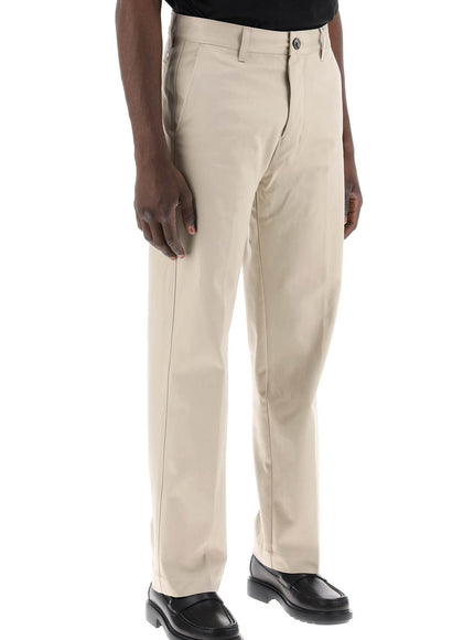 Ami Alexandre Matiussi cotton satin chino pants in