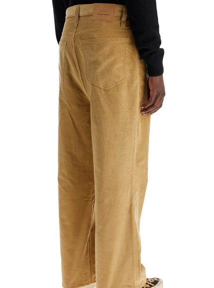 Ami Alexandre Matiussi baggy corduroy pants with rib