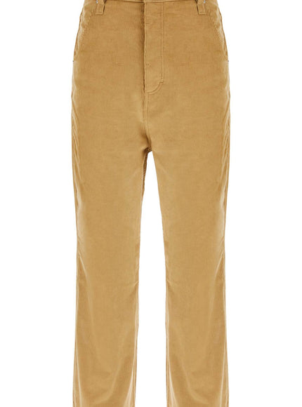 Ami Alexandre Matiussi baggy corduroy pants with rib