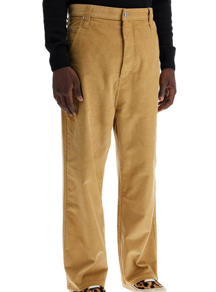 Ami Alexandre Matiussi baggy corduroy pants with rib