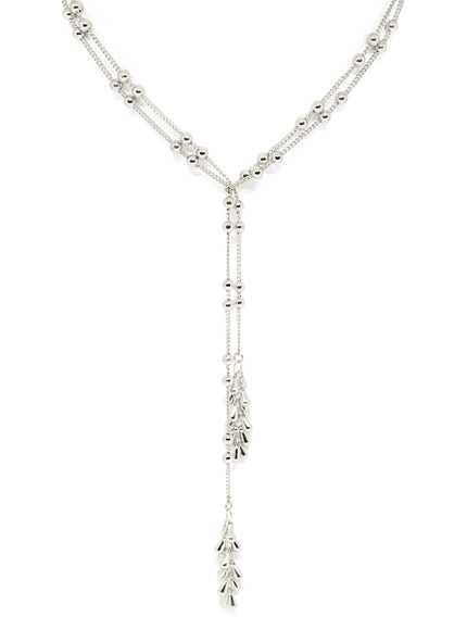 Hunter Fringe Lariat Necklace