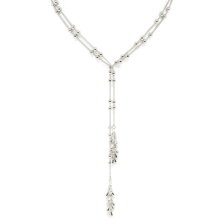 Hunter Fringe Lariat Necklace