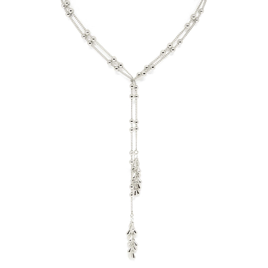 Hunter Fringe Lariat Necklace