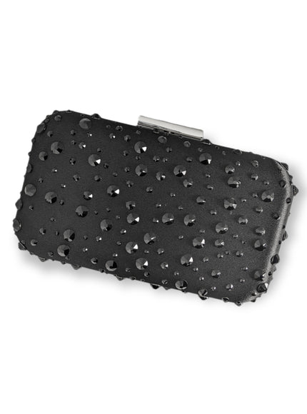 Hadley Crystal Polka Dot Clutch