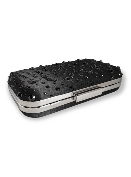 Hadley Crystal Polka Dot Clutch