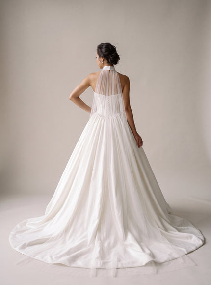 Ellie Belle Herian Mikado Ballgown Wedding Dress