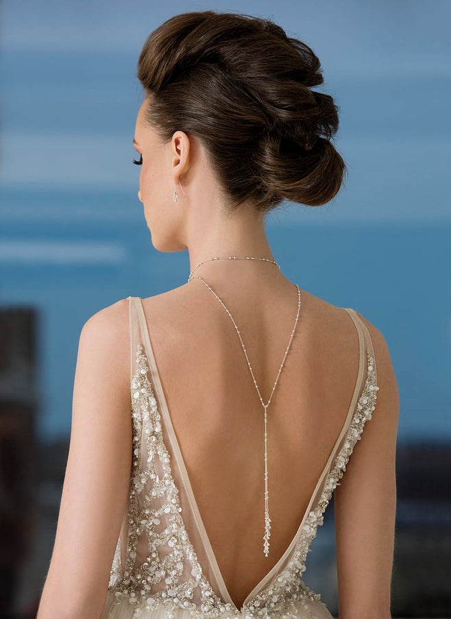 Hunter Fringe Lariat Necklace