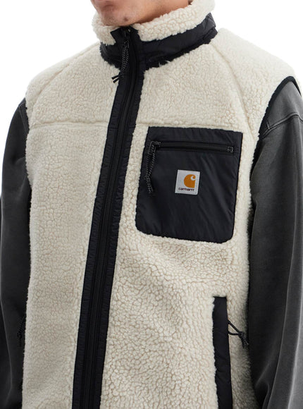 Carhartt Wip prentis liner vest in sherpa fleece