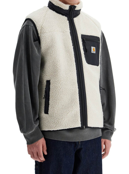 Carhartt Wip prentis liner vest in sherpa fleece