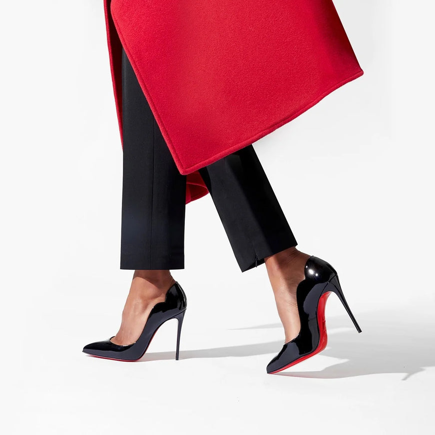 Christian Louboutin Patent Leather Hot Chick 100 Pumps