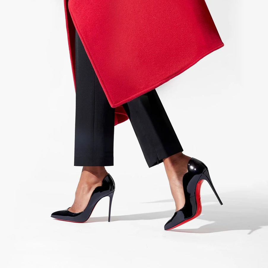 Christian Louboutin Patent Leather Hot Chick 100 Pumps