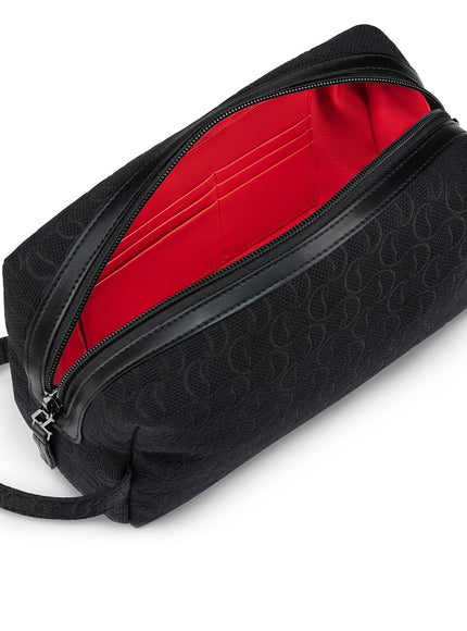 Christian Louboutin Men's CL Monogram Jacquard Toiletry Bag