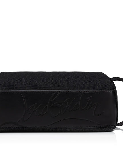 Christian Louboutin Men's CL Monogram Jacquard Toiletry Bag