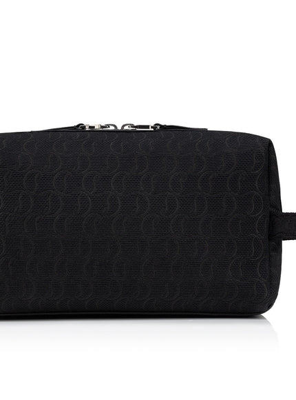 Christian Louboutin Men's CL Monogram Jacquard Toiletry Bag