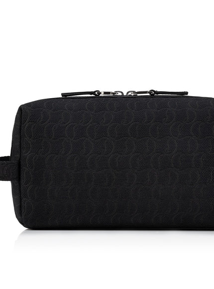 Christian Louboutin Men's CL Monogram Jacquard Toiletry Bag