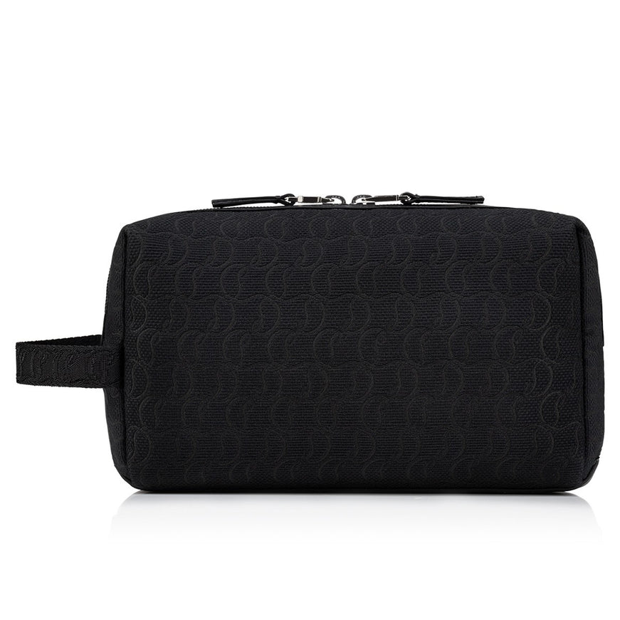 Christian Louboutin Men's CL Monogram Jacquard Toiletry Bag