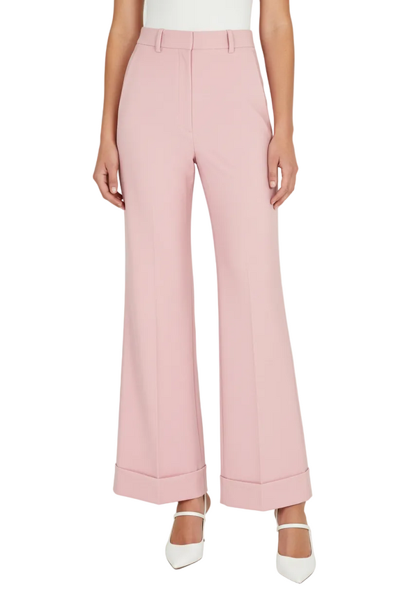 Blumarine Crepe Pants in Pink