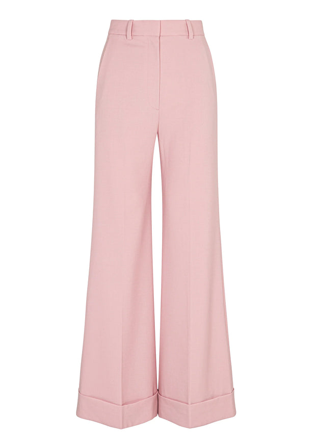 Blumarine Crepe Pants in Pink